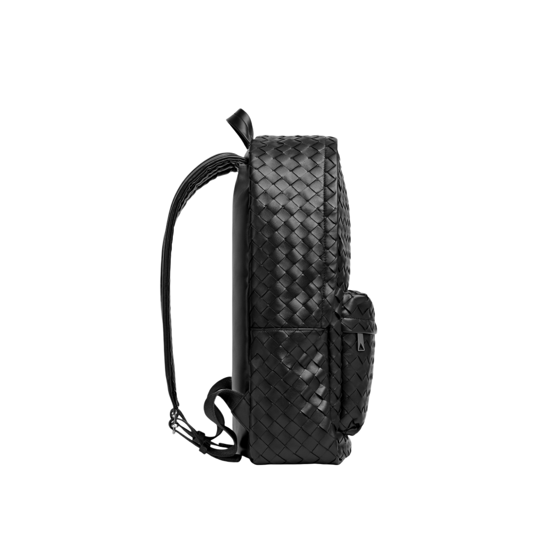 보테가 베네타 미디움 인트레치아토 백팩 블랙(Bottega Veneta Medium Intercciato Backpack Black) - 2