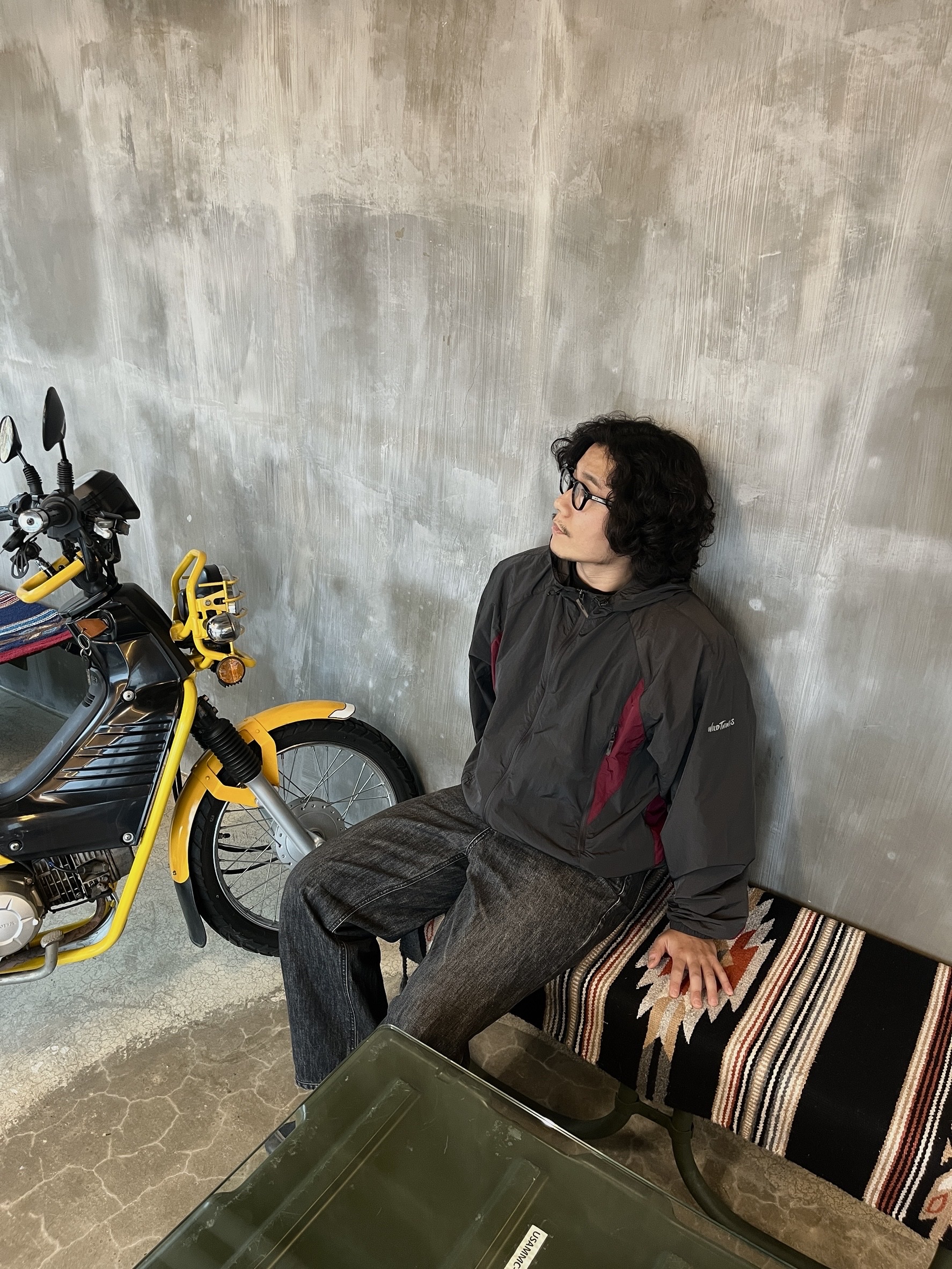 Wildthings Army Jacket Graphite 착용 스타일 - 3