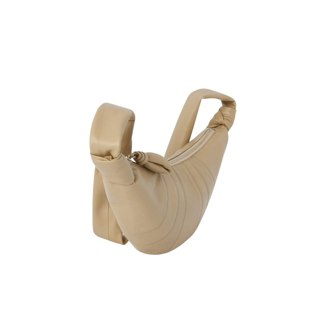 BG253-LL095-265 Lemaire Small Croissant Bag Soft Nappa Leather Sand Stone - #2