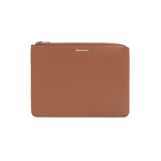Acne Studios Compact Clutch Almond Brown