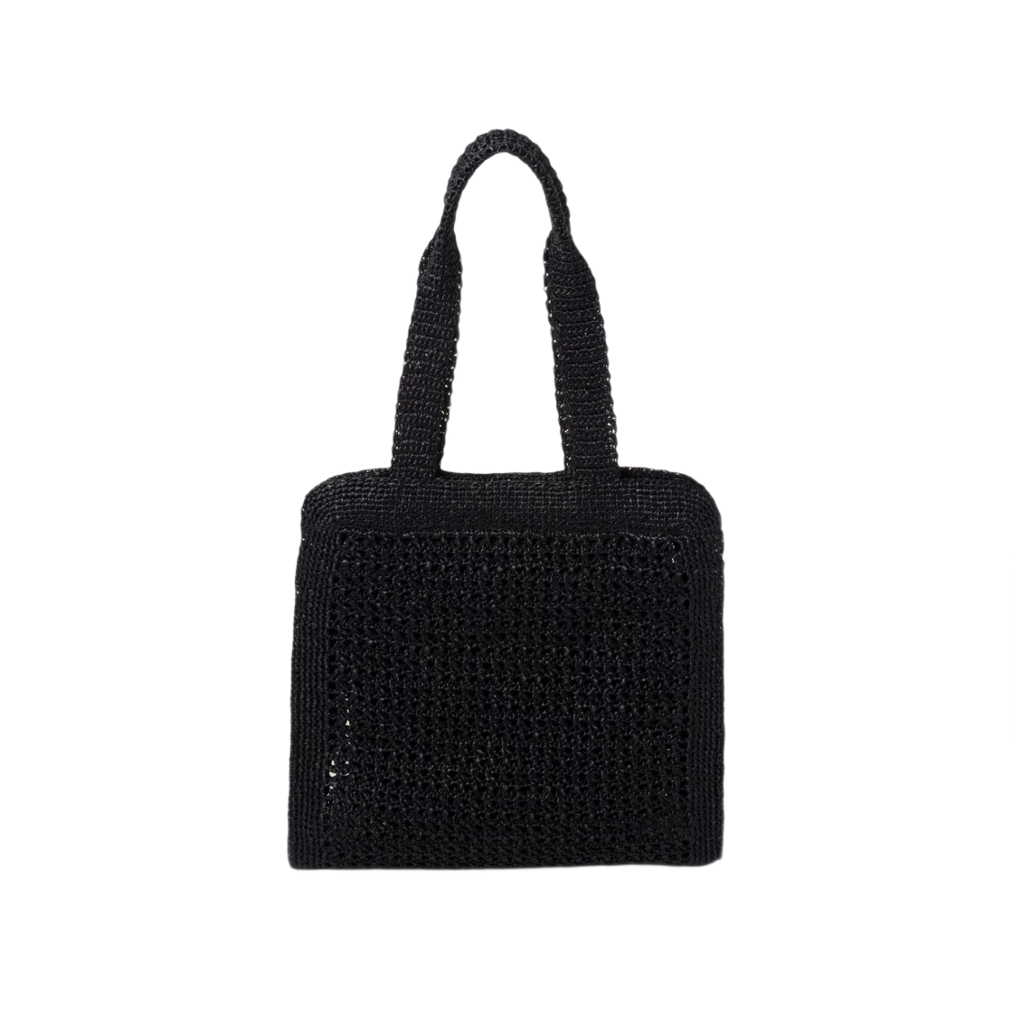 미우 미우 패브릭 토트백 블랙(Miu Miu Fabric Tote Bag Black) - 3