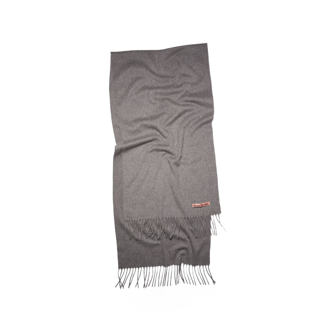 ☆韓国の人気☆【Acne Studios】☆CASHMERE SCARF DARK CAME.L☆ Acne Studios - Cashmere fringe scarf - Narrow - Dark camel