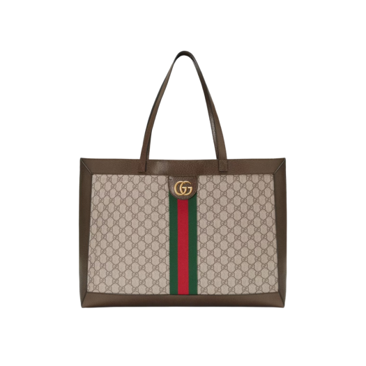 Gucci Ophidia GG Soft Medium Tote Bag Beige Ebony