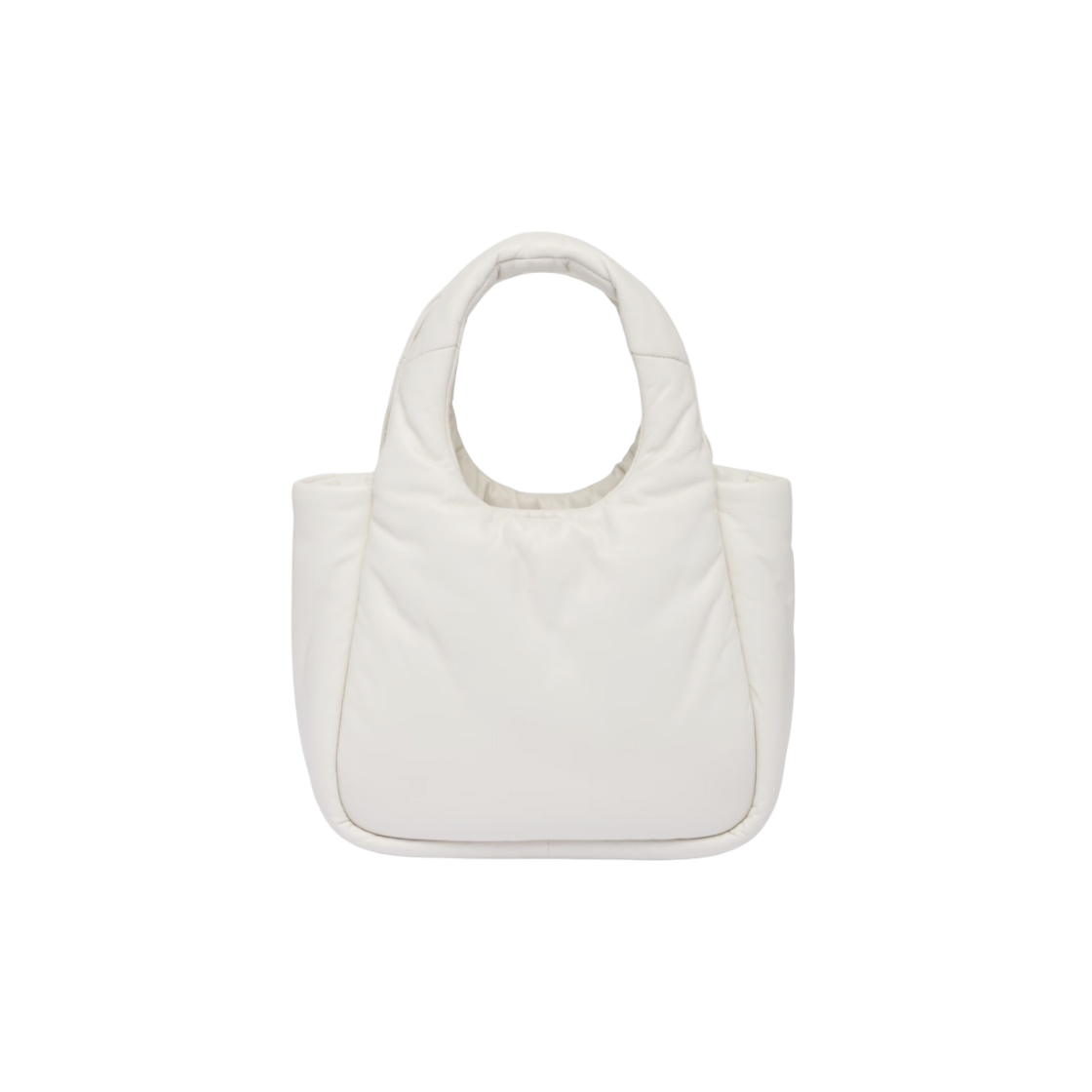 프라다 스몰 패딩 프라다 소프트 나파 레더 백 화이트(Prada Small Padded Prada Soft Nappa Leather Bag White) - 2