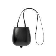 Lemaire Molded Tacco Bag Calf Leather Black