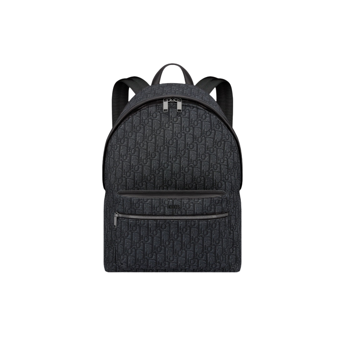 디올 라이더 백팩 블랙 디올 오블리크 자카드
