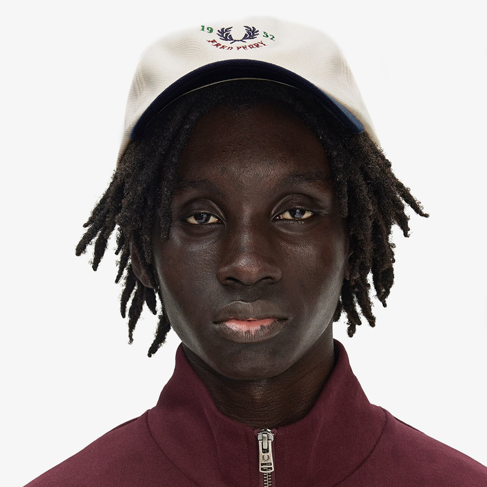 프레드페리 클럽하우스 1952 그래픽 피케 캡 에크루(Fred Perry Clubhouse 1952 Graphic Pique Cap Ecru) - 2