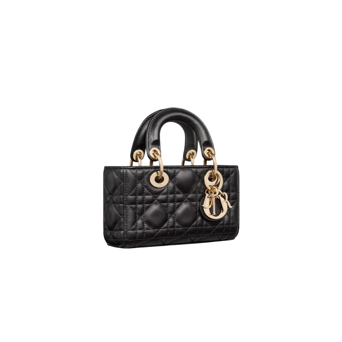 S0910ONGE-M900 Dior Micro D-Joy Bag Cannage Lambskin Black - #2