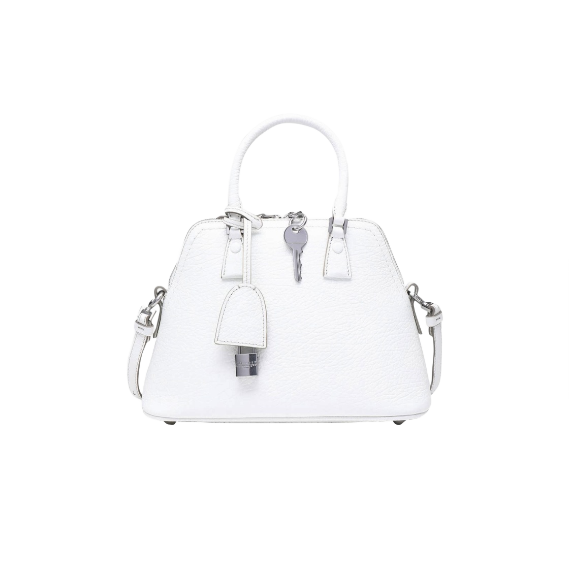 S56WG0082P0396T1003 Maison Margiela 5AC Mini Bag White - 대표 이미지 #1
