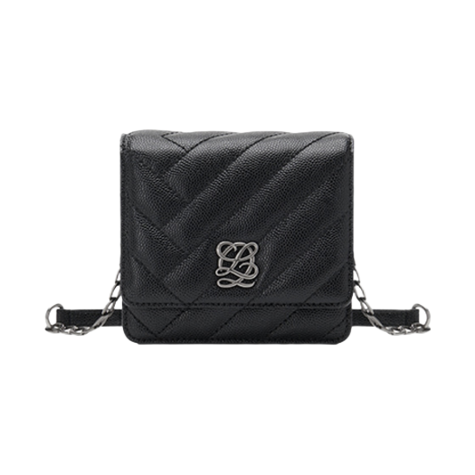 Louis Quatorze L-Quilting(BK) Cross Bag Black