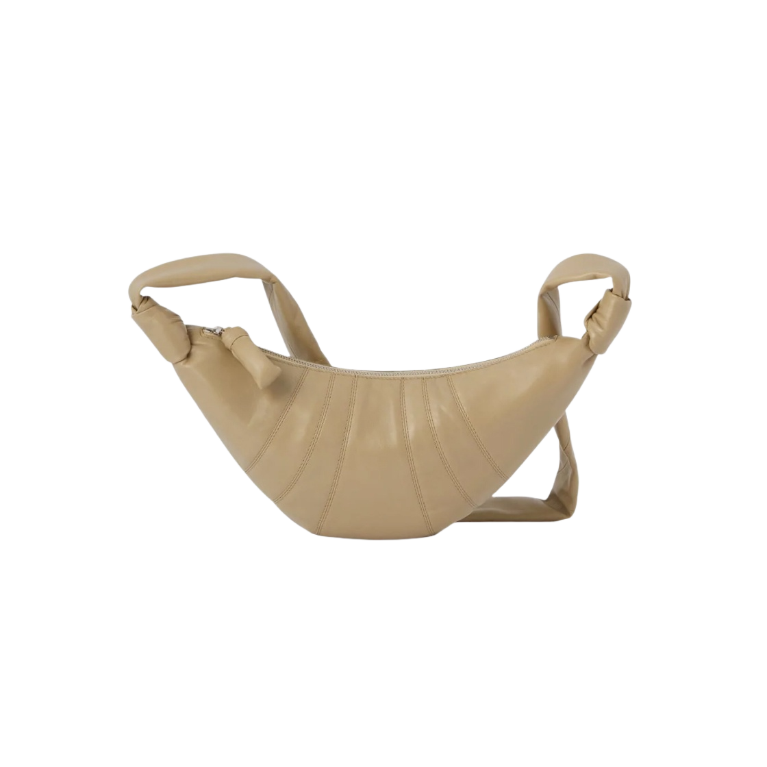 BG253-LL095-265 Lemaire Small Croissant Bag Soft Nappa Leather Sand Stone - 대표 이미지 #1