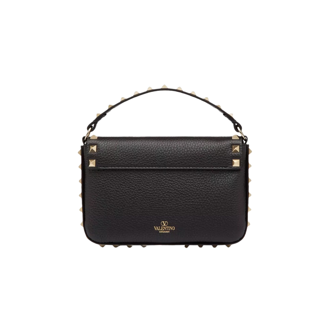 발렌티노 락스터드 그레이니 카프스킨 파우치 블랙(Valentino Rockstud Grainy Calfskin Pouch Black) - 3