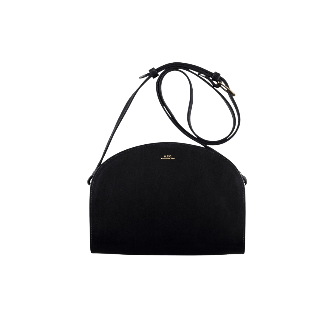 PXAWV-F61048-LZZ A.P.C. Demi-Lune Bag Black