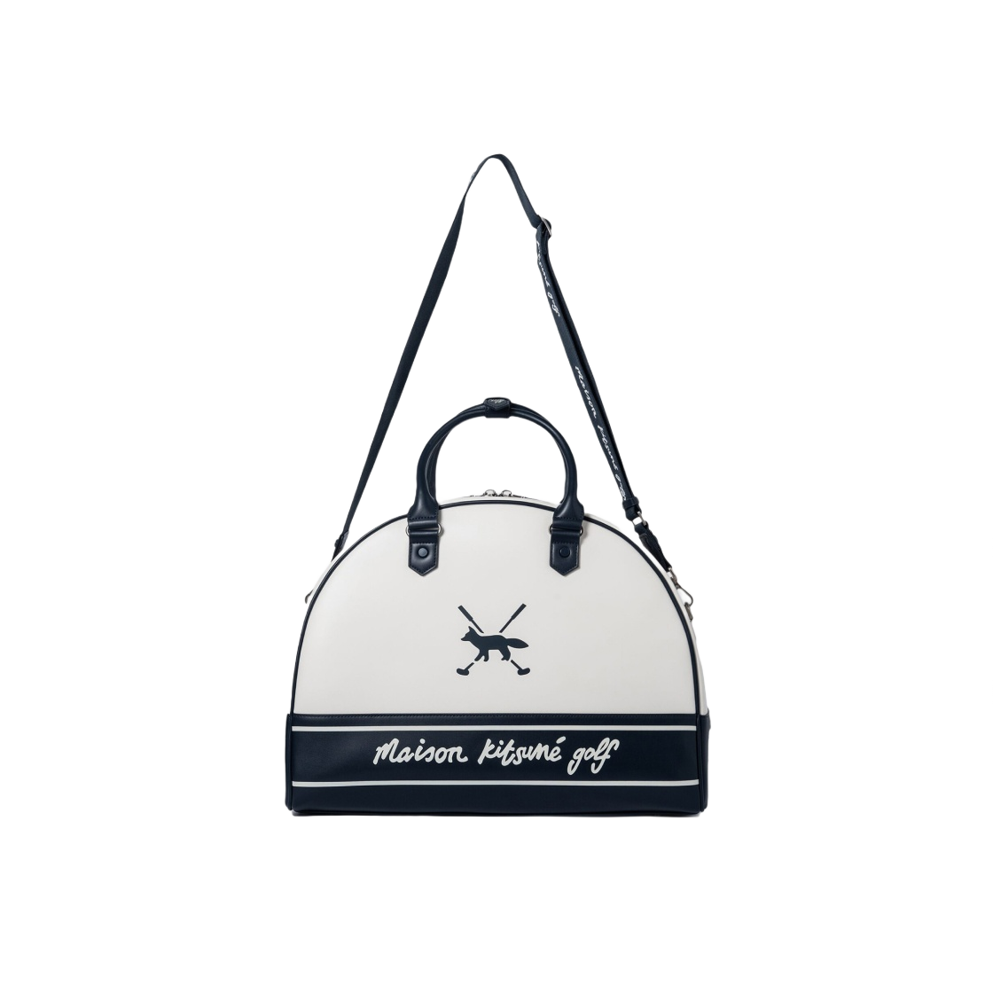 메종 키츠네 프로파일 폭스 토트백 백 M 화이트(Maison Kitsune Profile Fox Tote Bag M White) - 1