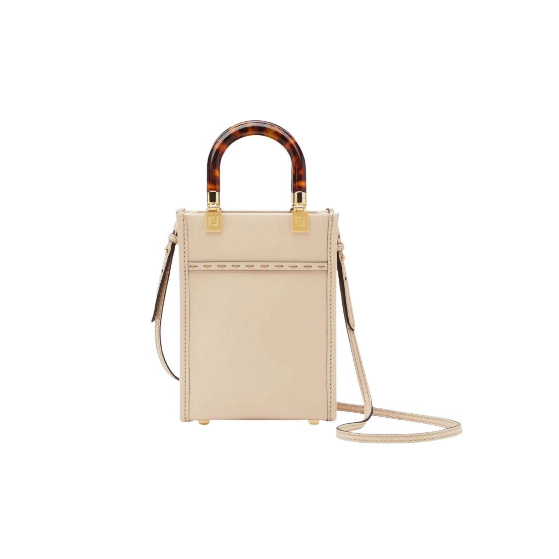 펜디 로마 선샤인 미니 레더 쇼퍼백 핑크(Fendi Roma Sunshine Mini Leather Shopper Bag Pink) - 3