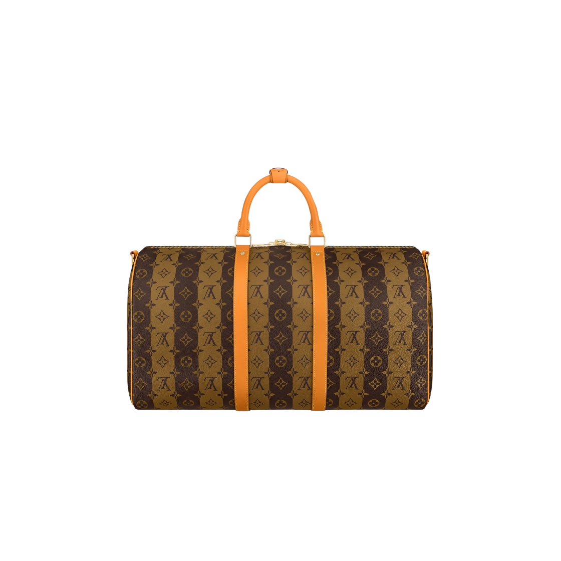 M45967 Louis Vuitton x Nigo Keepall Bandouliere 50 Monogram Stripe Brown - #3
