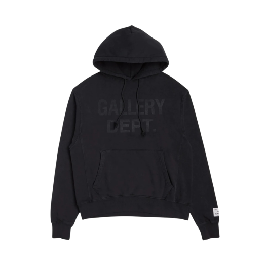 Gallery Dept. Center Logo Hoodie Black