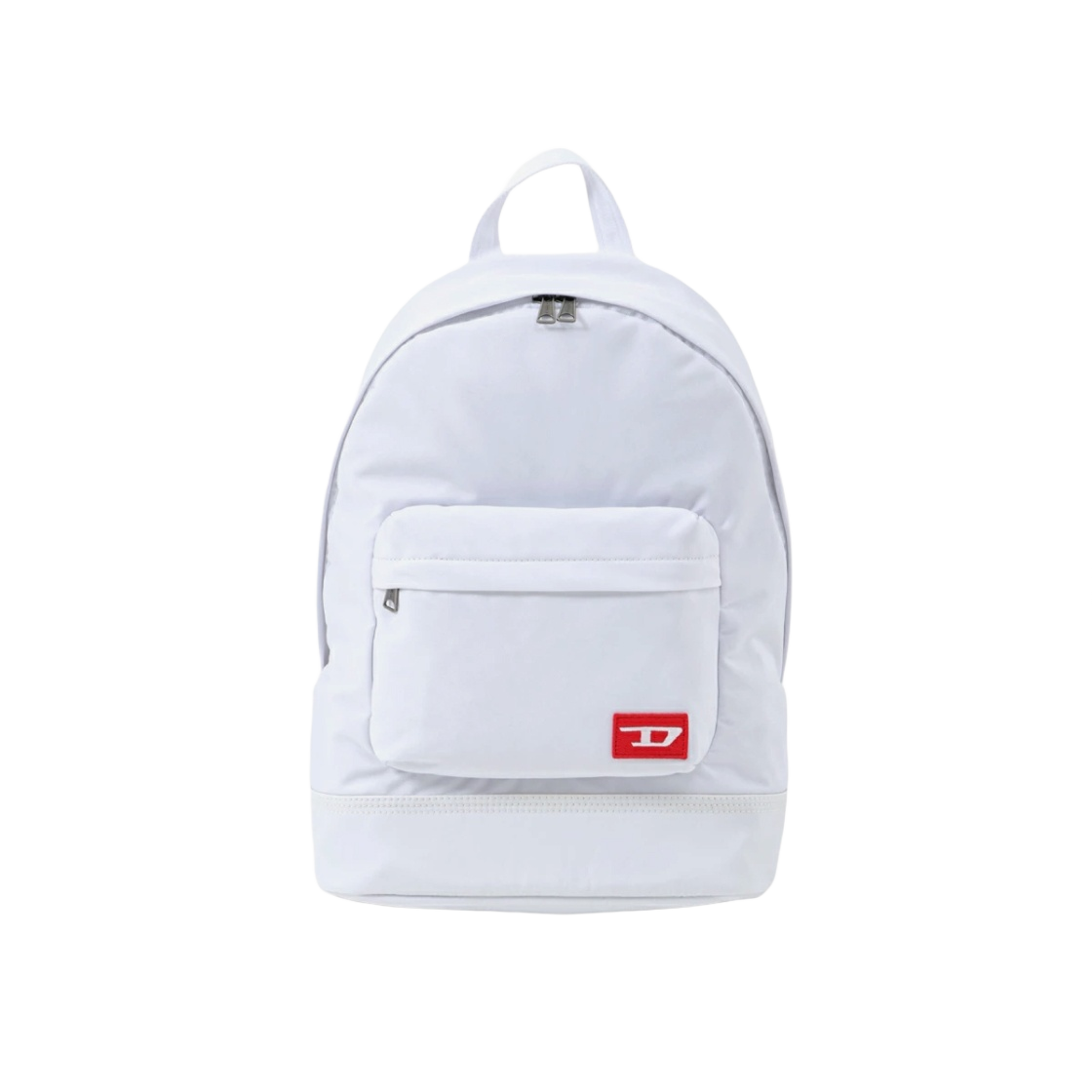 X08363P3889-H1460 Diesel FARB Backpack with D Patch White