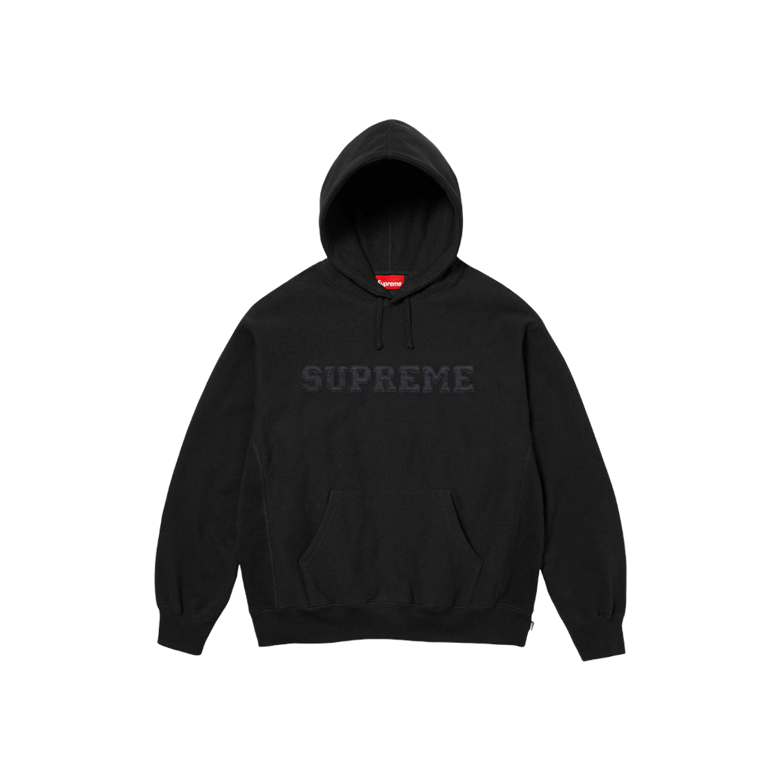 슈프림 컬리지에이트 후드 스웨트셔츠 블랙 - 24SS | Supreme