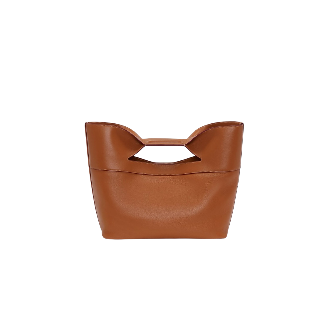 7095661BLCA2002 Alexander McQueen The Bow Small Bag Tan - #2