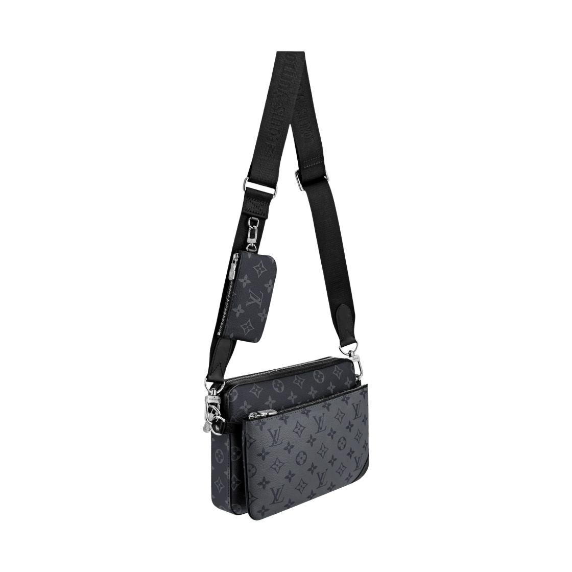 M69443 Louis Vuitton Trio Messenger Monogram Eclipse - #3
