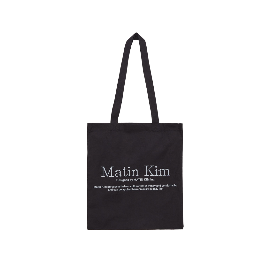 【Matin Kim】MATIN VINTAGE ECOBAG MATIN VINTAGE ECOBAG IN LIGHT GREY - MATINKIM