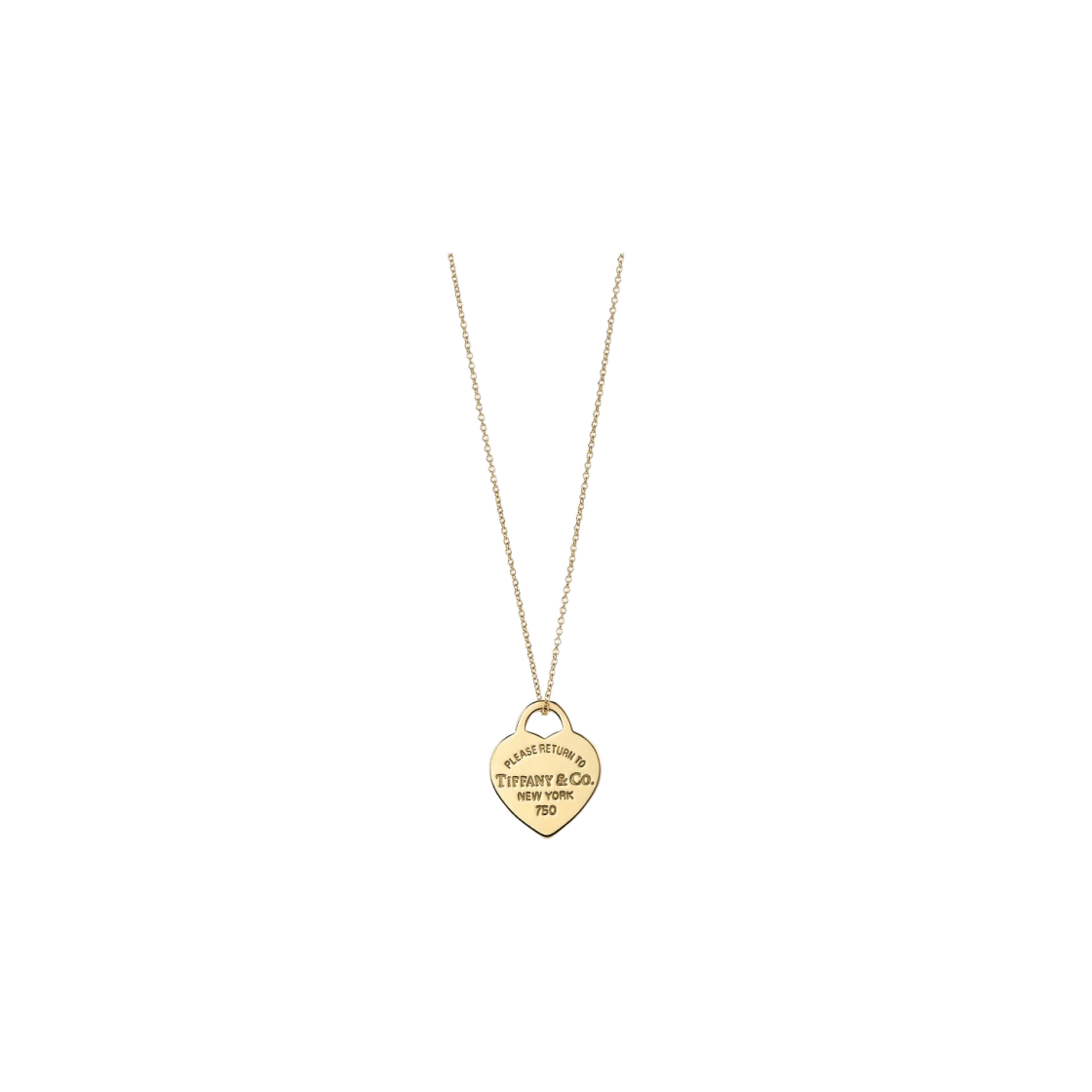 60011444 Tiffany & Co. Return to Tiffany Heart Tag Pendant Gold - 대표 이미지 #1
