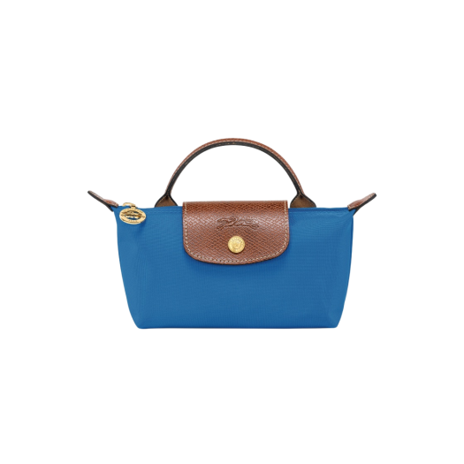 Longchamp Le Pliage Original Handle Pouch Cobalt