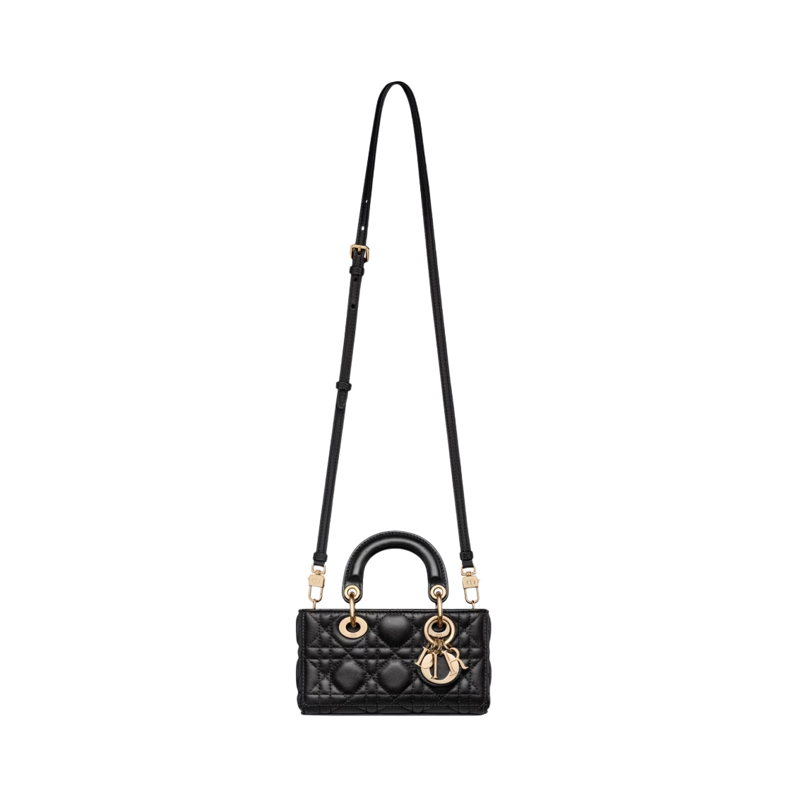 S0910ONGE-M900 Dior Micro D-Joy Bag Cannage Lambskin Black - #5