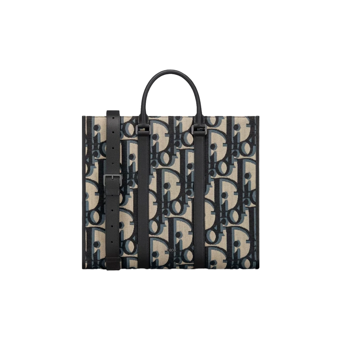 디올 이스트 웨스트 토트백 맥시 오블리크 자카드 베이지 블랙 | Dior | KREAM Dior East-West Tote Bag Maxi Oblique Jacquard... 