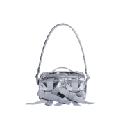 Simone Rocha Classic Bow Crossbody Bag Silver