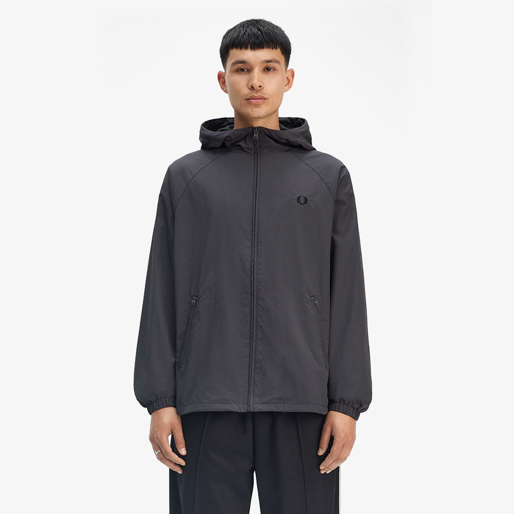 프레드페리 후드 쉘 재킷 앵커그레이(Fred Perry Hooded Shell Jacket Anchor Grey) - 2