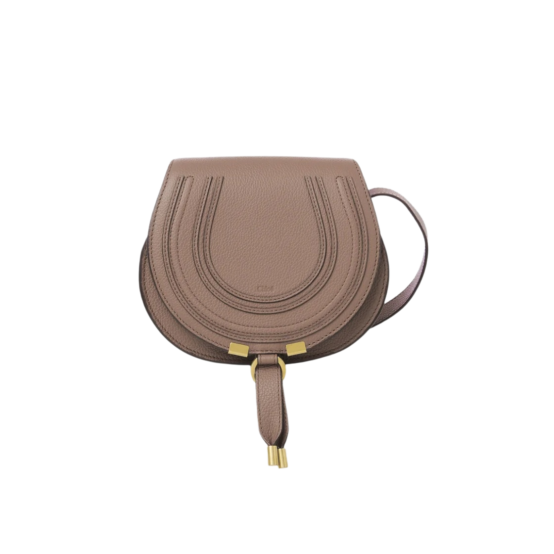 끌로에 마르씨 스몰 새들백 우드로즈(Chloe Marcie Small Saddle Bag Woodrose) - 1