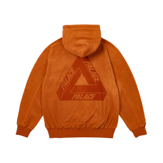 Palace Polartec Lazer Hood Rust - 23FW