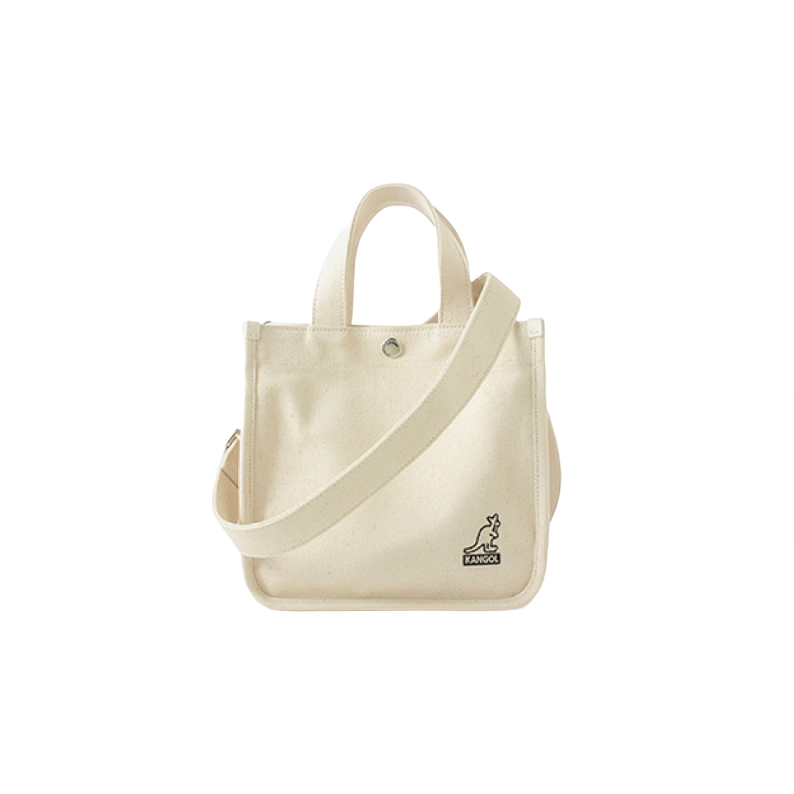 캉골 캔버스 미니 토트백 3727 아이보리(Kangol Canvas Mini Tote Bag 3727 Ivory)