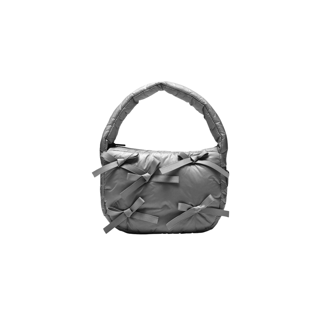 - Deinet Ribbon Cloud Mini Tote Bag in Grey