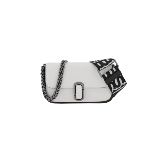 Marc Jacobs The Bi-Color J Marc Mini Bag Black White