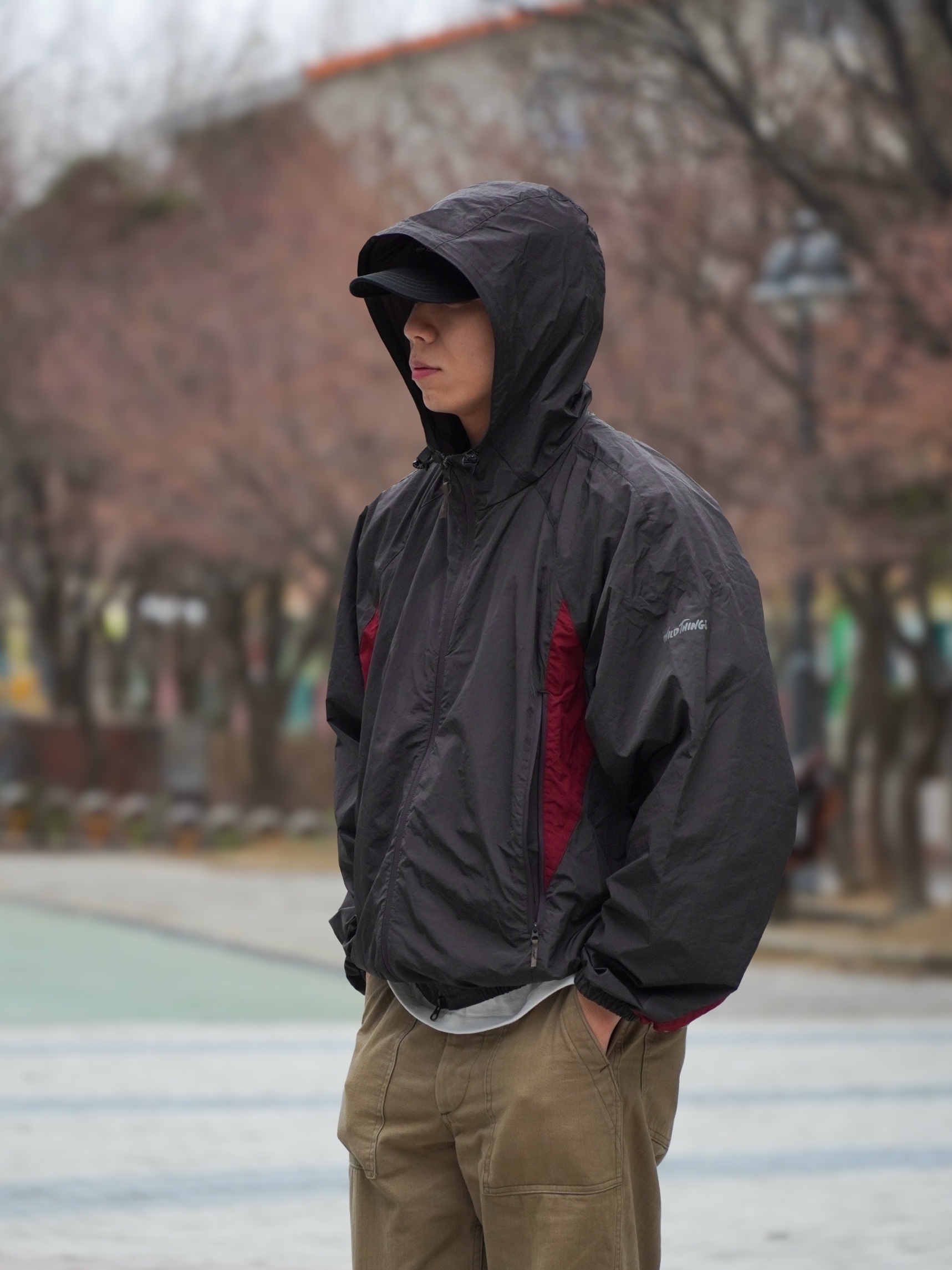 Wildthings Army Jacket Graphite 착용 스타일 - 6