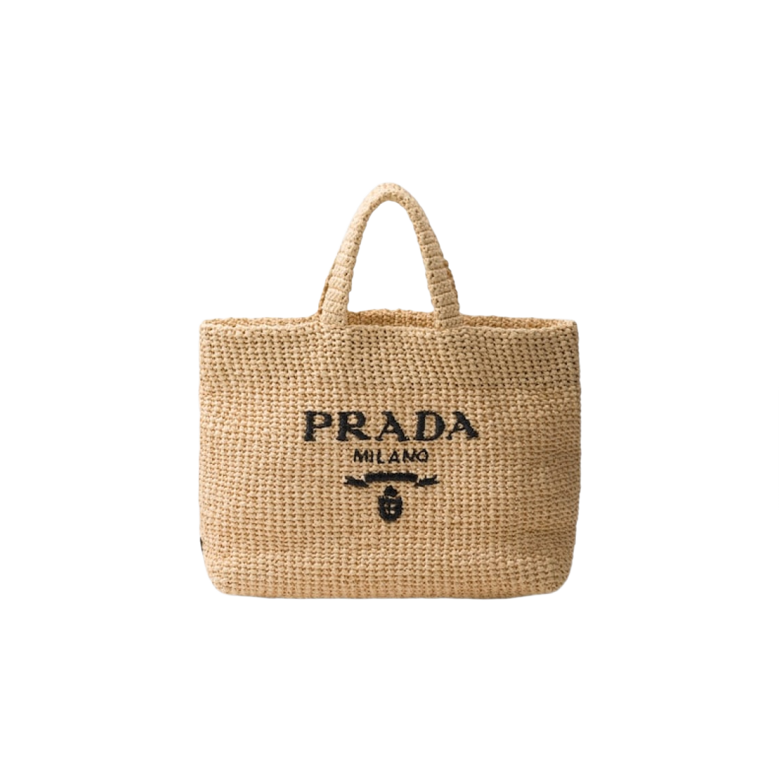★PRADA★ウーブン クロシェ トートバッグ PRADA ウーブンファブリック クロシェ トートバッグ (PRADA