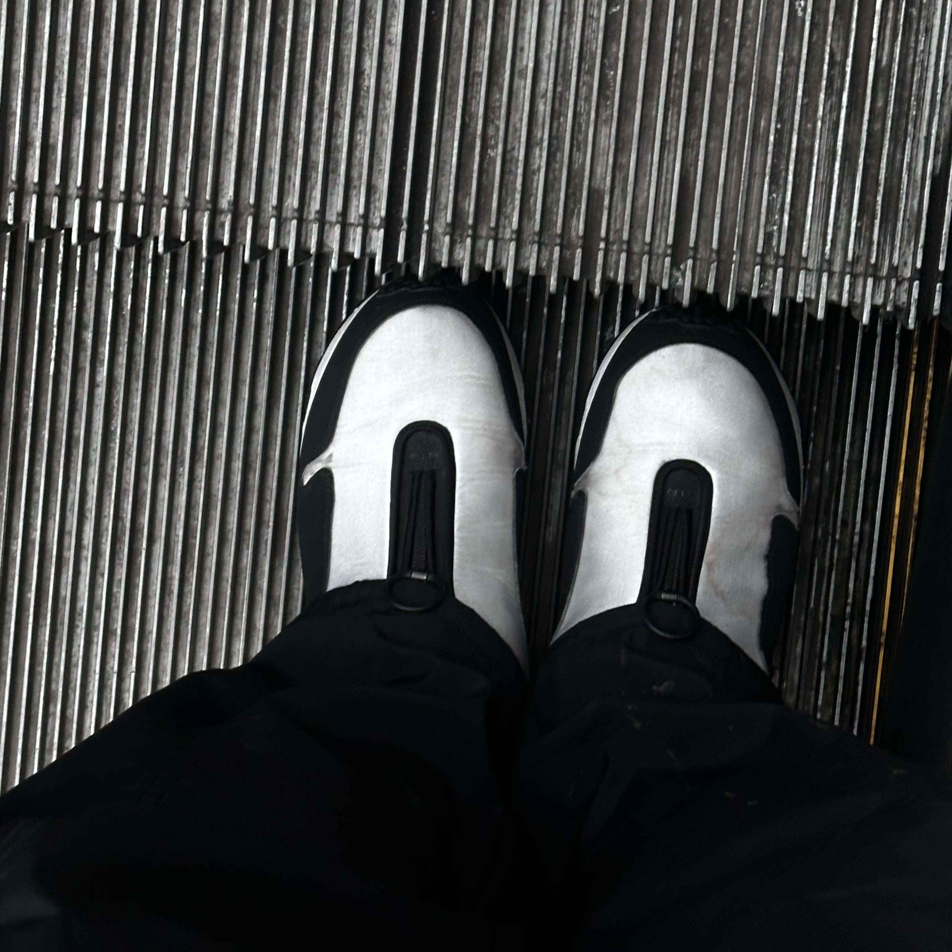 Nike x Comme des Garcons Homme Plus Air Max Sunder SP White Black 착용 스타일