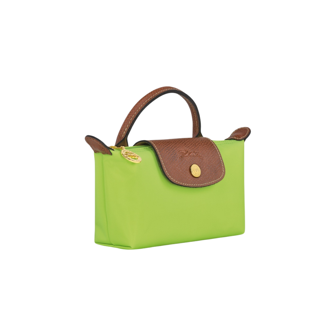 34175089355 Longchamp Le Pliage Original Handle Pouch Green - #2