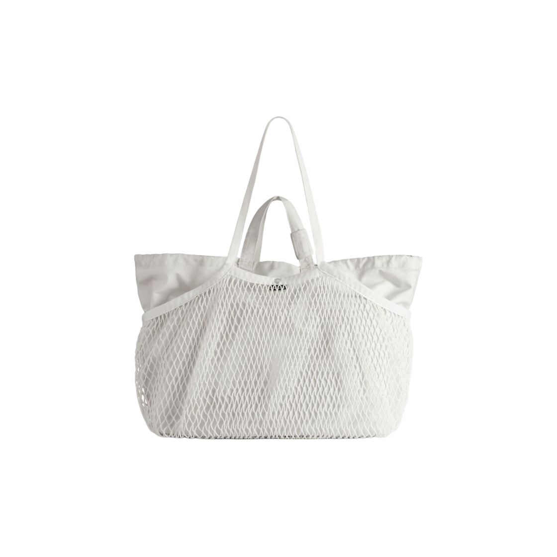 발렌시아가 24/7 라지 토트백 더티 이펙트 화이트 | Balenciaga