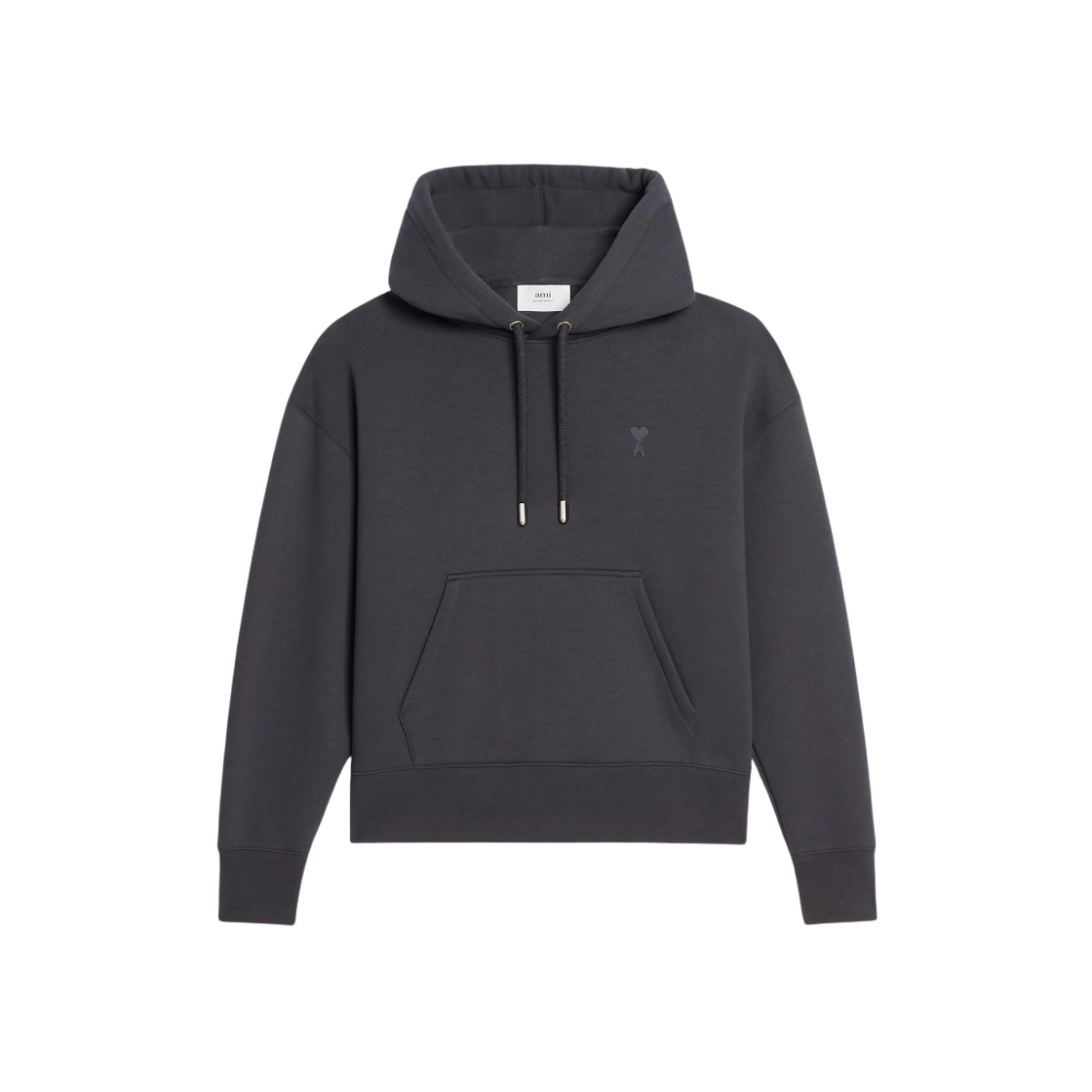 ★関税込★アミ★AMI★de Coeur Tone-On-Tone Hoodie Black★ Ami de Coeur Hoodie Black Red Shop Authentic at SASOM