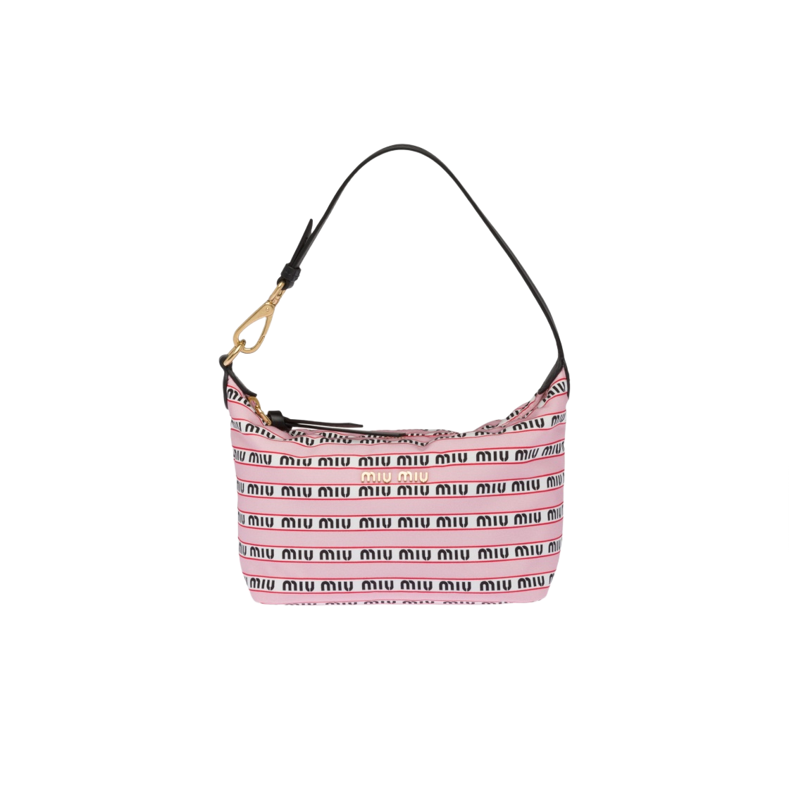 미우 미우 스피릿 프린트 파유 미니백 앨러배스터 핑크(Miu Miu Spirit Printed Faille Mini Bag Alabaster Pink) - 1