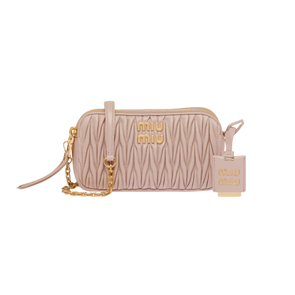 미우 미우 마테라쎄 나파 가죽 미니백 워터 릴리(Miu Miu Matelasse Nappa Leather Mini Bag Water Lily)