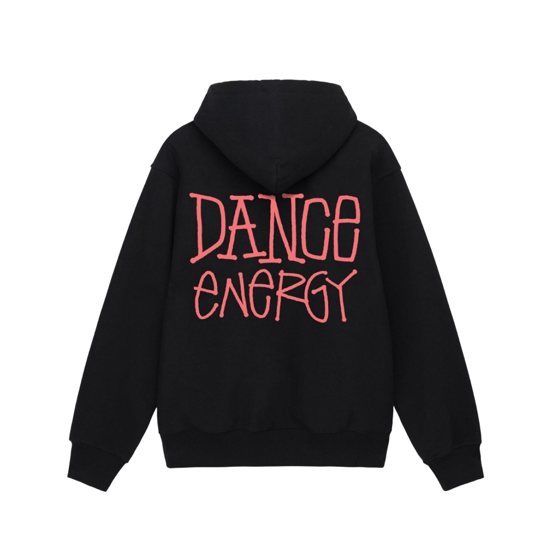 1924818 Stussy Dance Energy Hoodie Black - 대표 이미지 #1