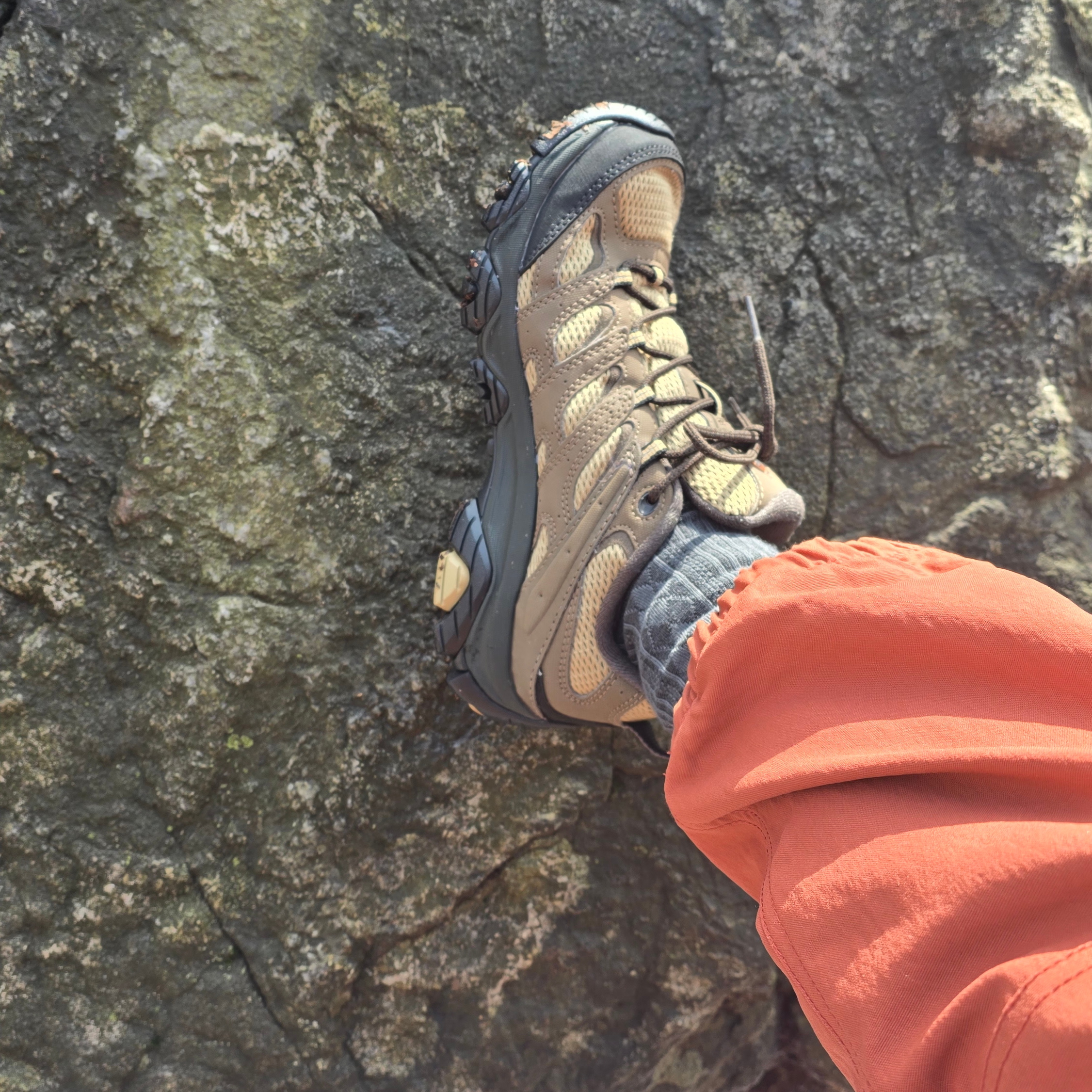Merrell Moab 3 SYN GTX Kangaroo Coyote - 24FW 착용 스타일