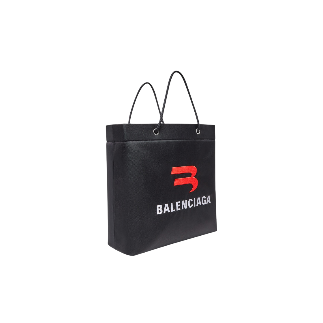 발렌시아가 익스플로러 스몰 자수 로고 쇼퍼백 블랙(Balenciaga Explorer Small Embroidered Logo Shopper Bag Black) - 2