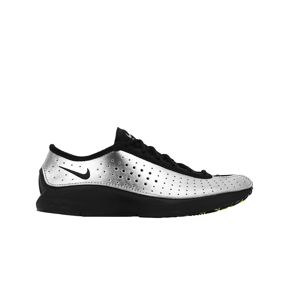 (W) 나이키 에어 슈퍼플라이 메탈릭 실버 앤 블랙((W) Nike Air Superfly Metallic Silver and Black)