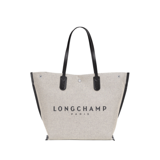 Longchamp Roseau Tote Bag L Ecru